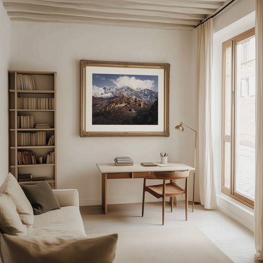 The Way Back to Imlil, Mount Toubkal Print