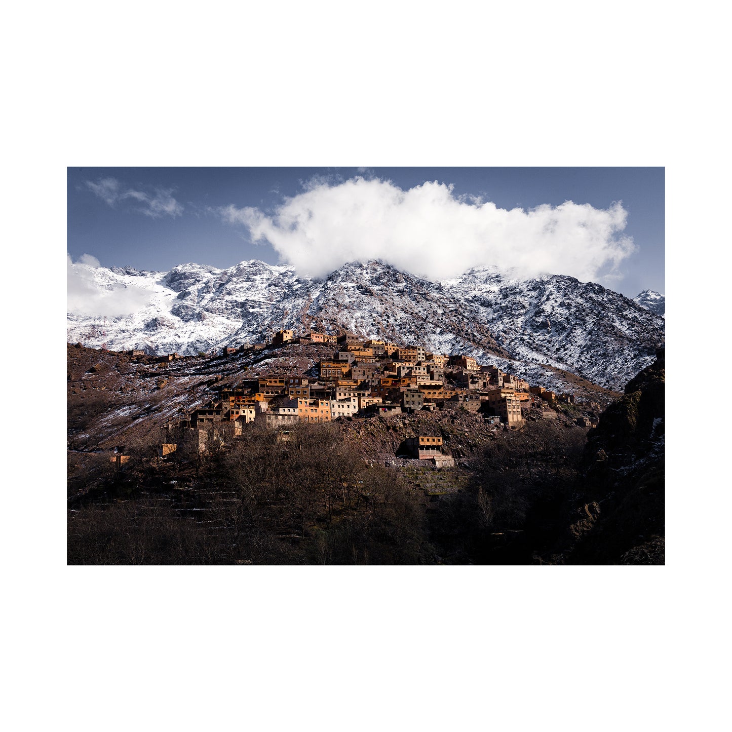 The Way Back to Imlil, Mount Toubkal Print