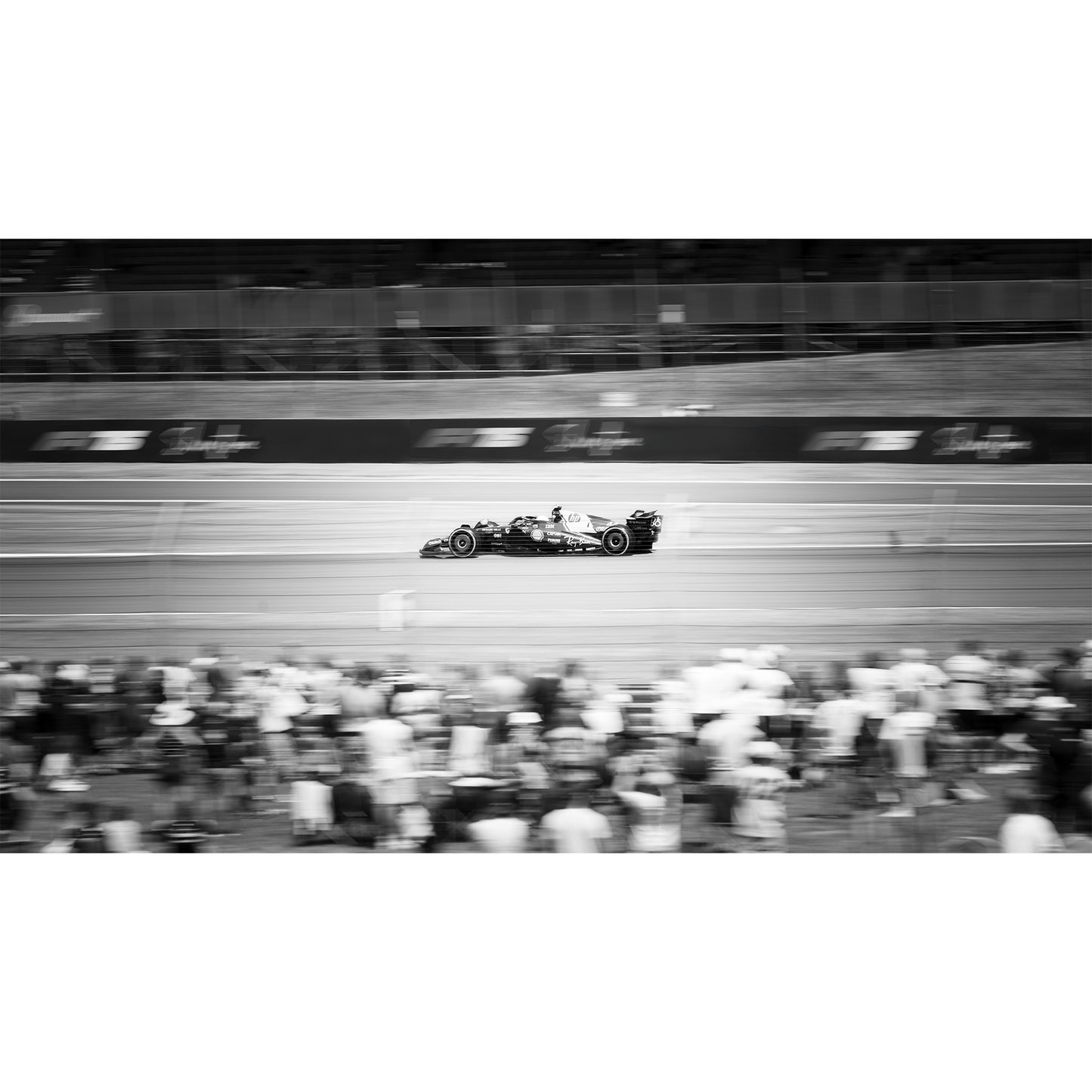 Watching Lewis Silverstone GP Print